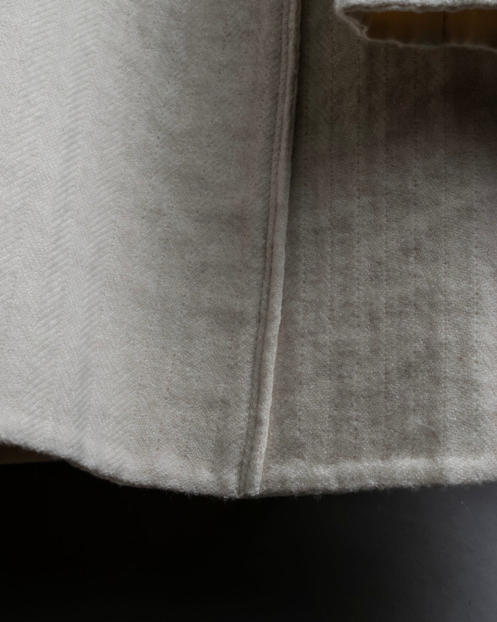 "SOWER" cashmere cotton double breasted tailored jacket