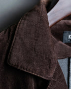 "KANSAI BIS" tailored corduroy combination jacket