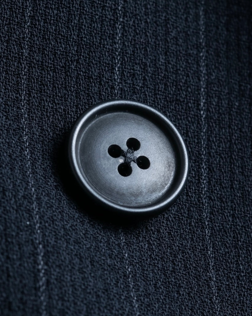 "VERSACE classic" power shoulder stripe tailored jacket setup