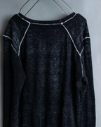 "Galliano" White noise knit