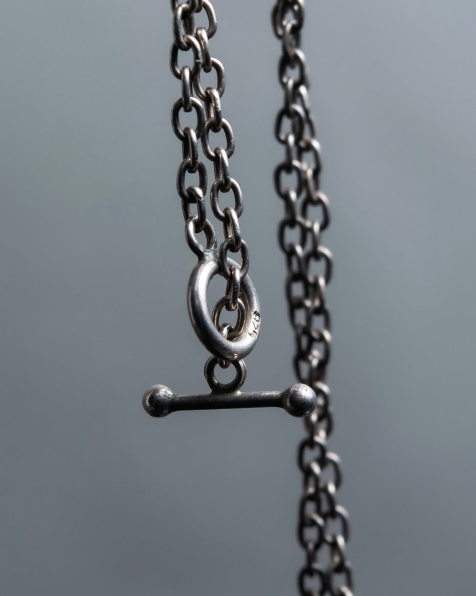 “Georg Jensen” inside out designed silver chain necklace