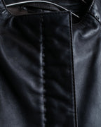 "Emporio Armani" leather stitch special design jacket