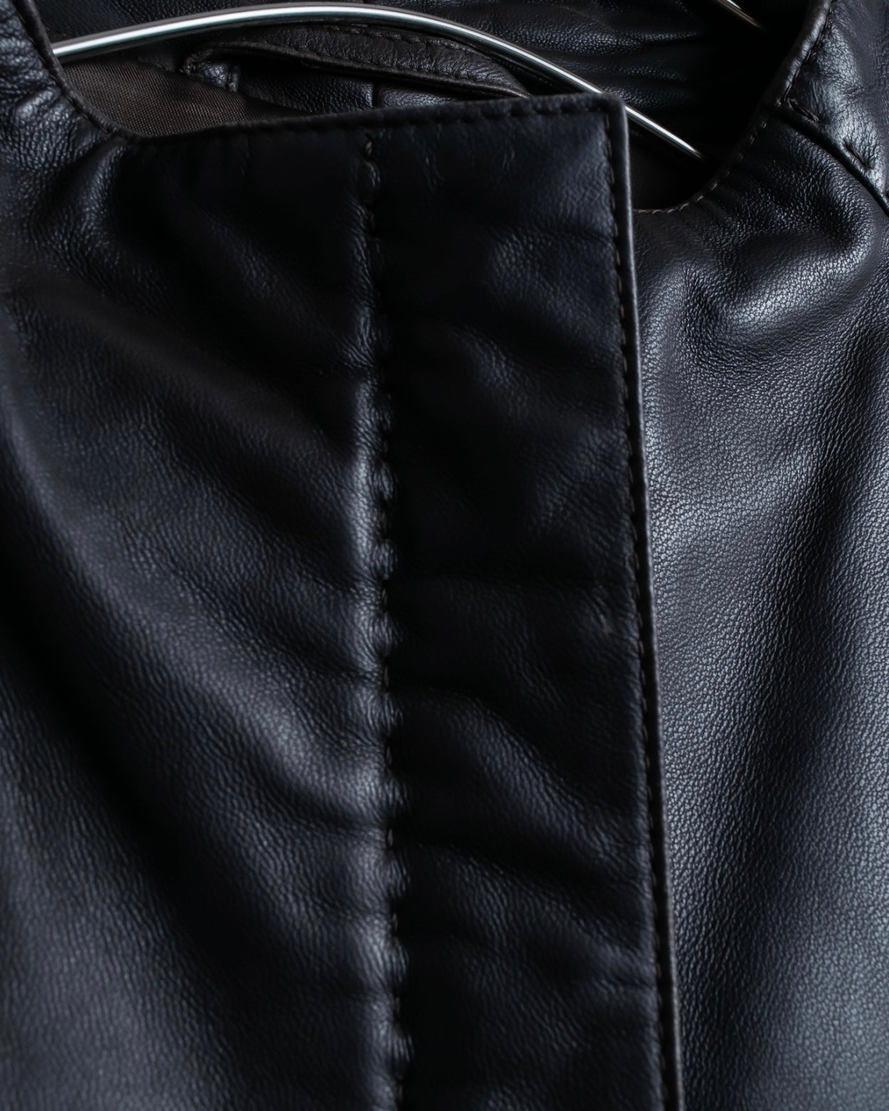 "Emporio Armani" leather stitch special design jacket