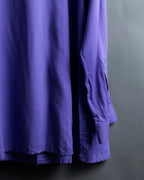 “Vintage” flower embroidery jewel designed viscose shirts