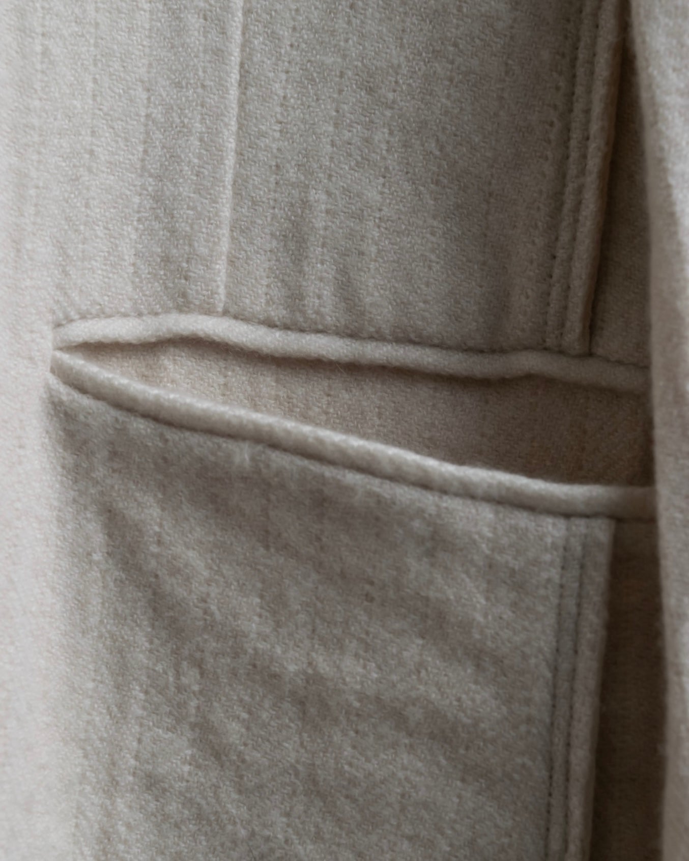 "SOWER" cashmere cotton double breasted tailored jacket