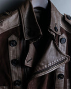 00's dal zip napoleon leather jacket