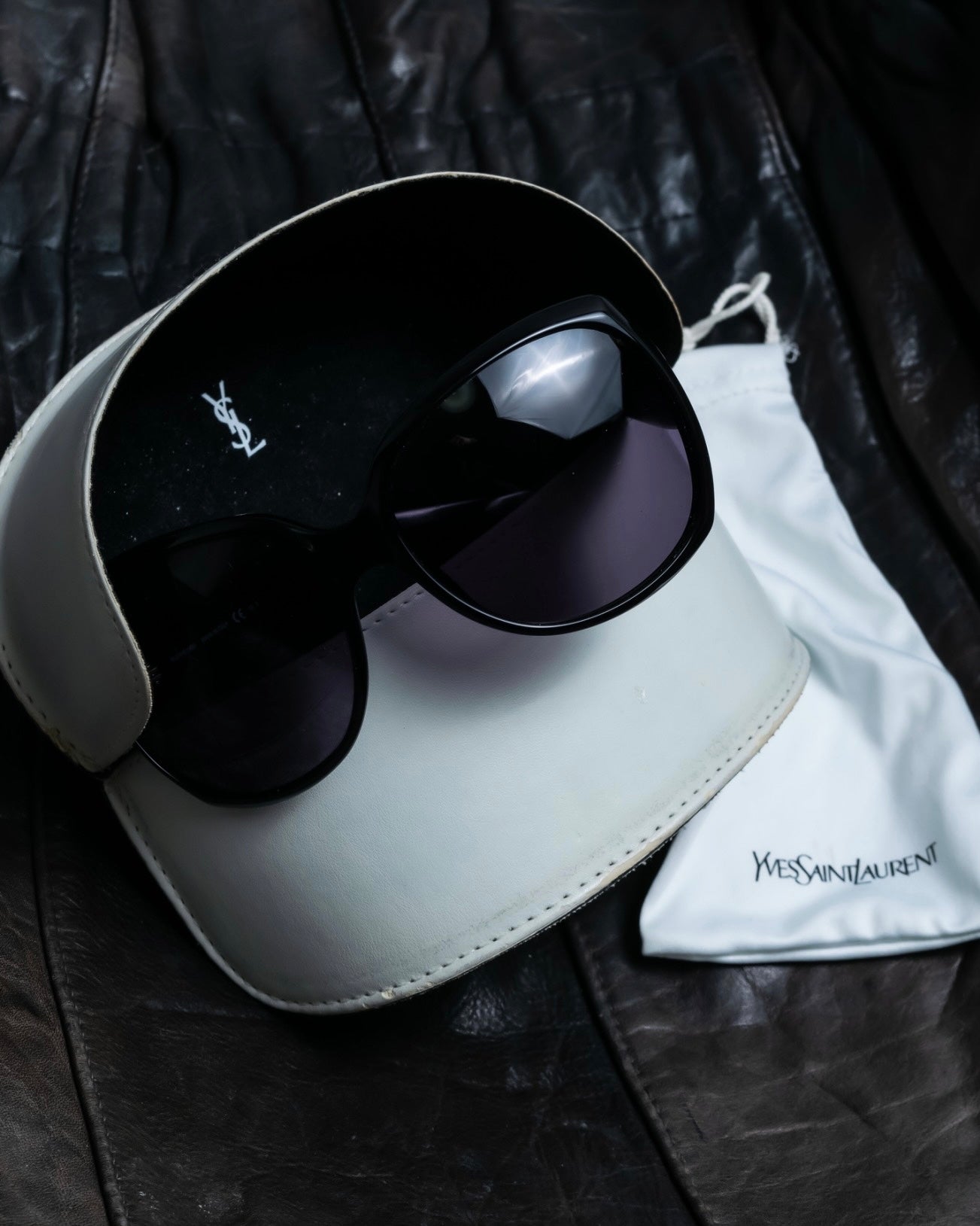 "Yves Saint Laurent" large eye sunglasses