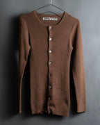 “Comme des garçons ” u-neck knit cardigan