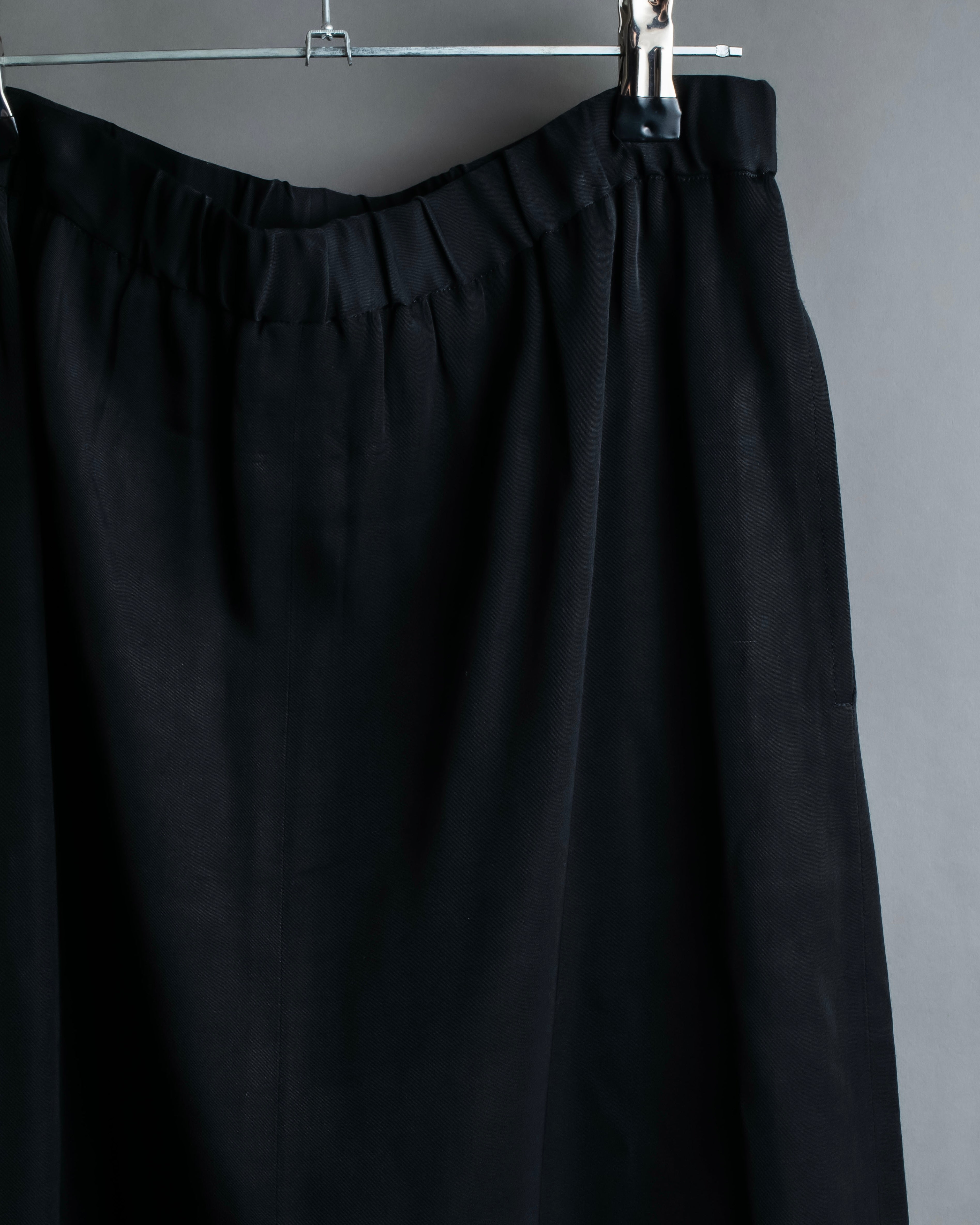 "Comme des Garcons" Rayon mid-length skirt