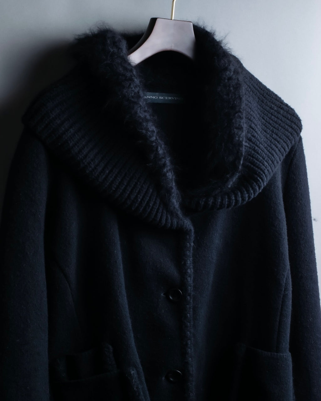 "Ermanno Scervino" Angora blend cardigan design jacket