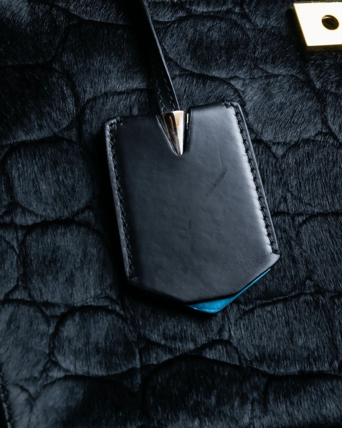 "BALENCIAGA" Haracofur leather shoulder bag