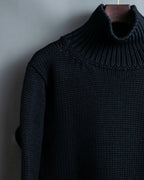 "GUCCI" Oversized high neck design rib knit