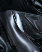 "CELINE" clear heel leather shoes