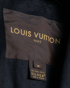 "Louis Vuitton" Peak lapel cotton coat