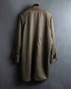 Vintage long collar raglan spring trench jacket