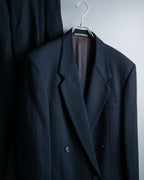 "VERSACE classic" power shoulder stripe tailored jacket setup