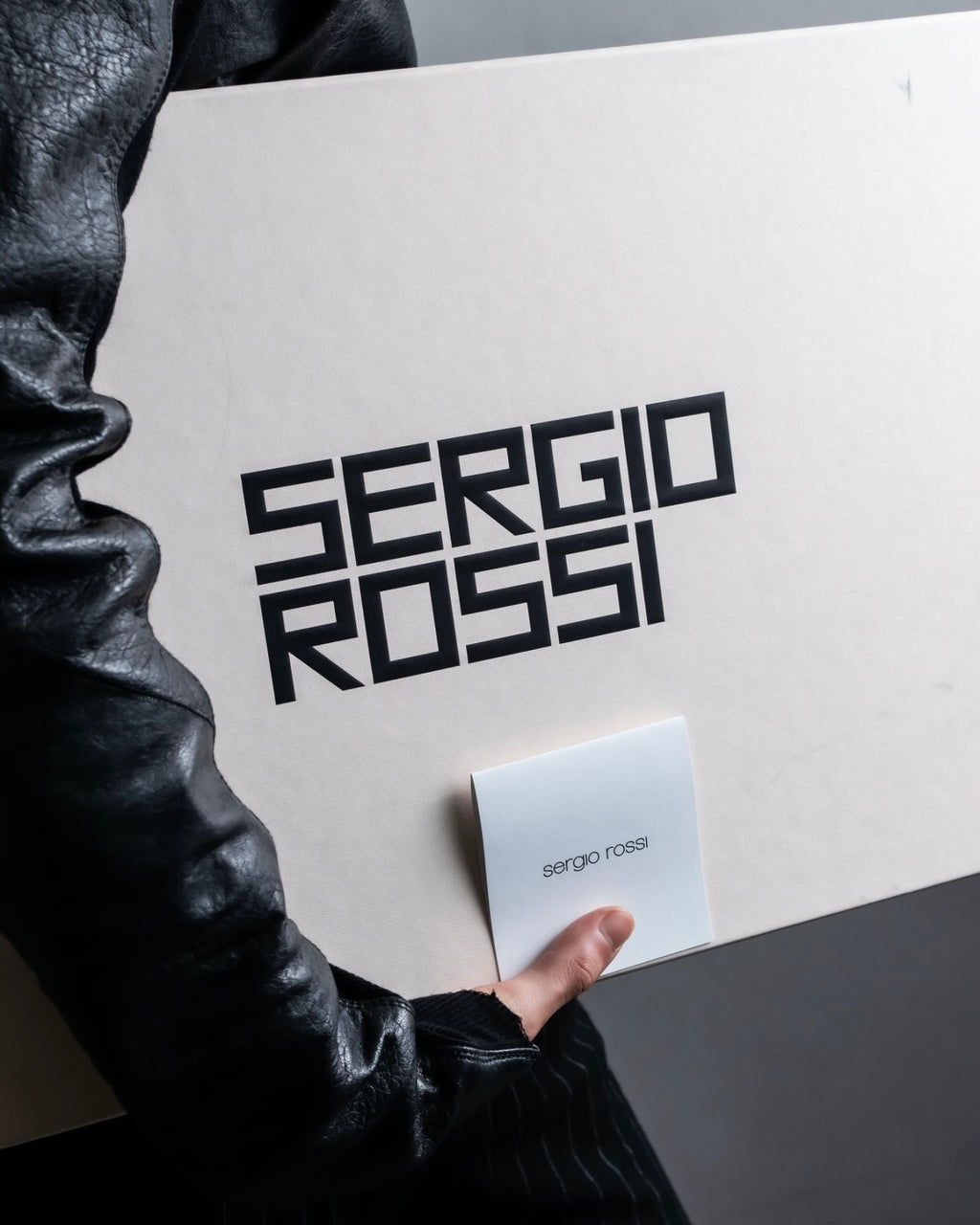 "Sergio Rossi" Double line zip long leather boots