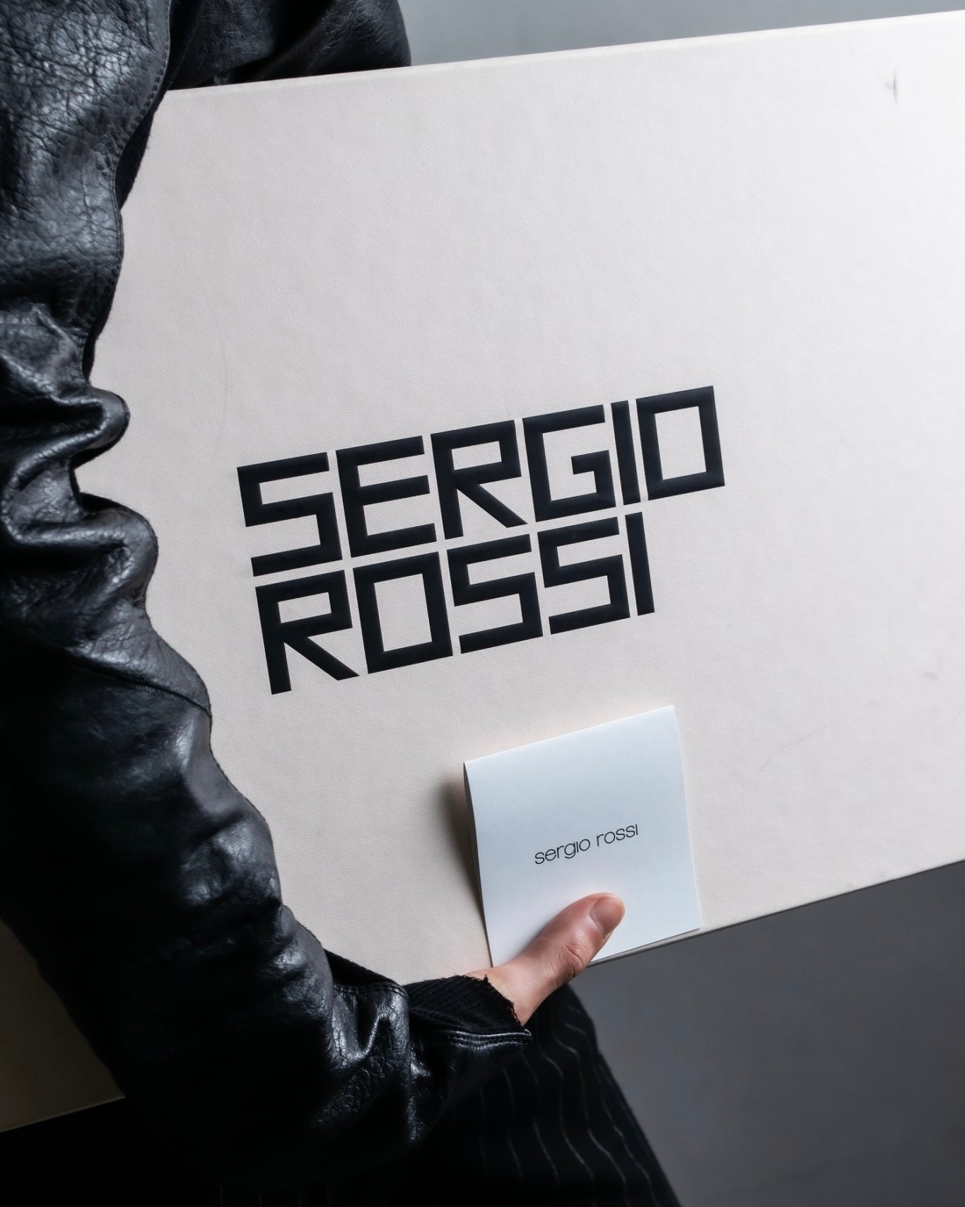 "Sergio Rossi" Double line zip long leather boots