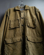 Vintage suede fringe jacket