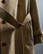 "GUCCI 70-80's" Big collar design oversize design trench coat