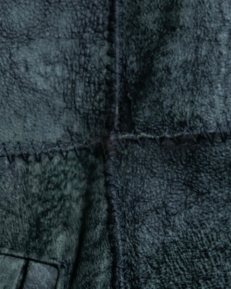 Vintage Rabbit & Fox Real Fur Coat