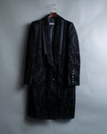 "Just Cavalli" Botanical tattooed wool coat