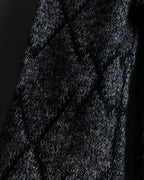 "VERSUS" Mohair blend lana wool high neck design knit
