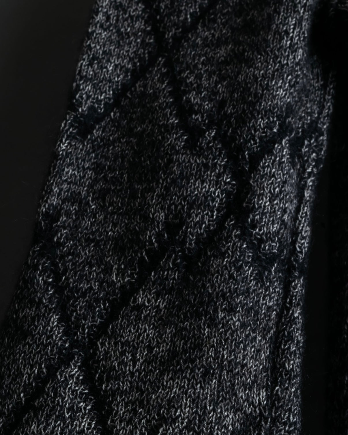 "VERSUS" Mohair blend lana wool high neck design knit