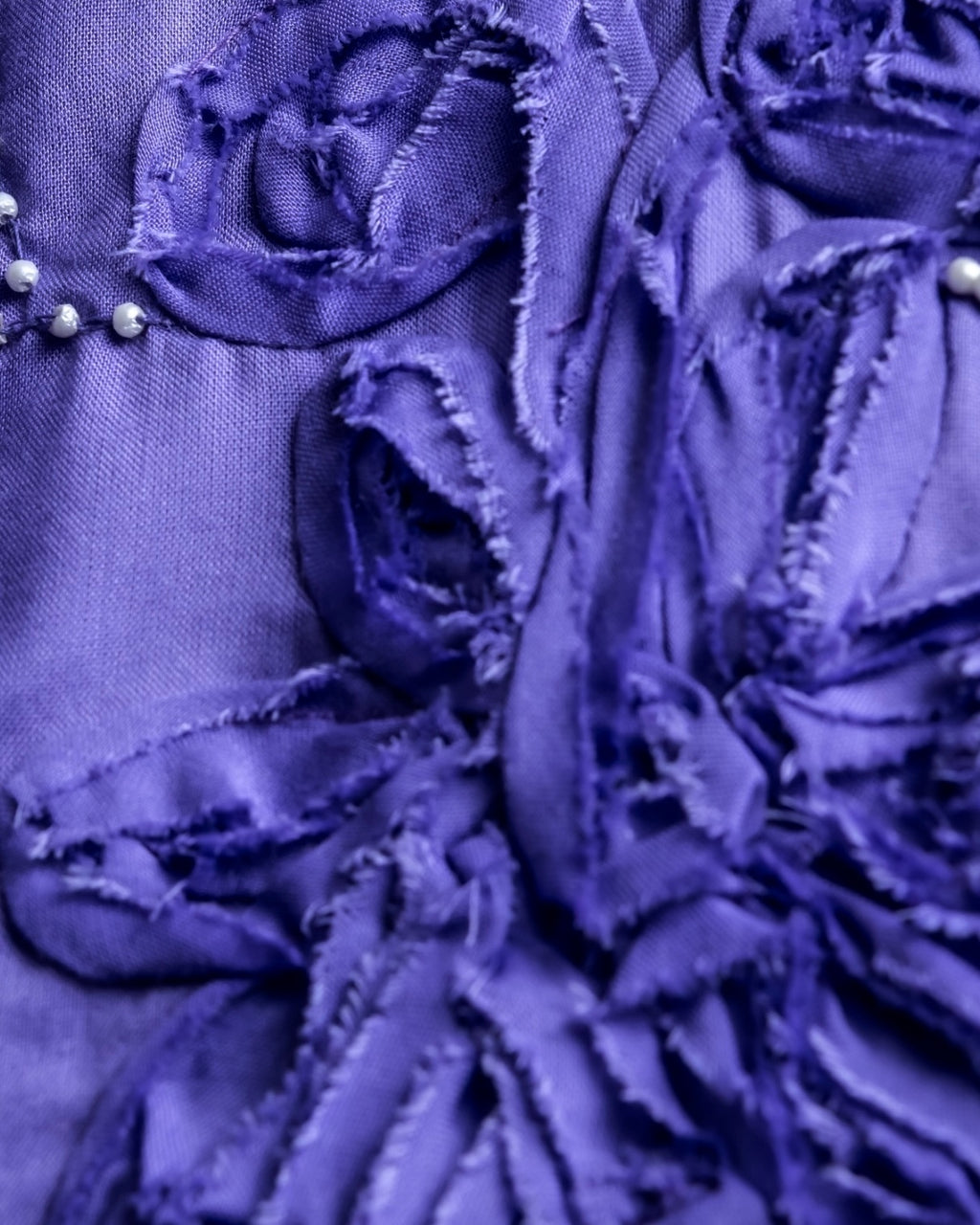 “Vintage” flower embroidery jewel designed viscose shirts