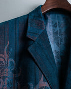 XL Vintage iridescent corduroy tailored jacket