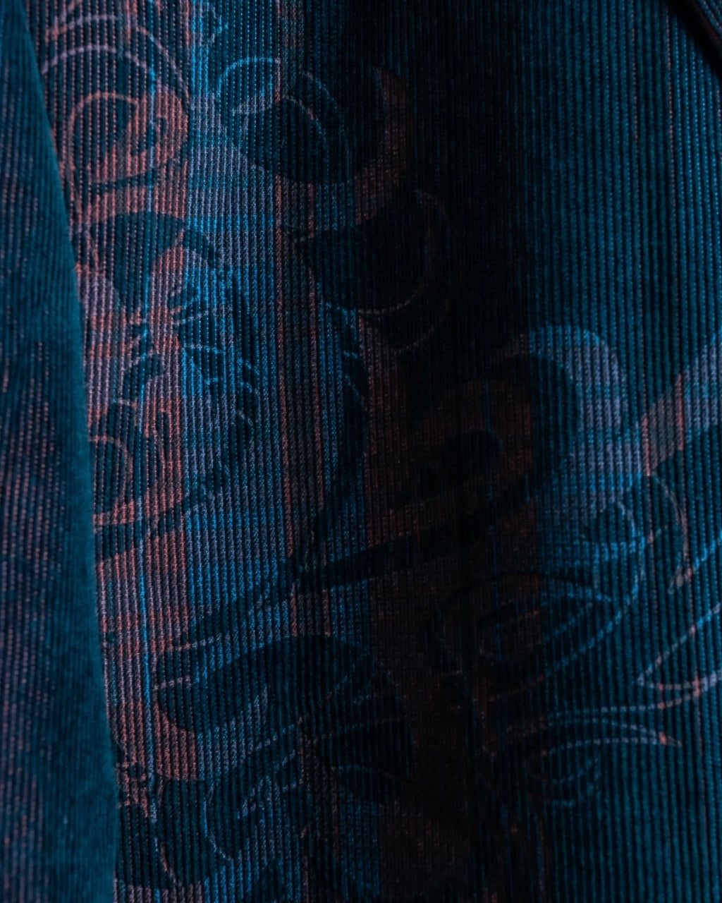 XL Vintage iridescent corduroy tailored jacket