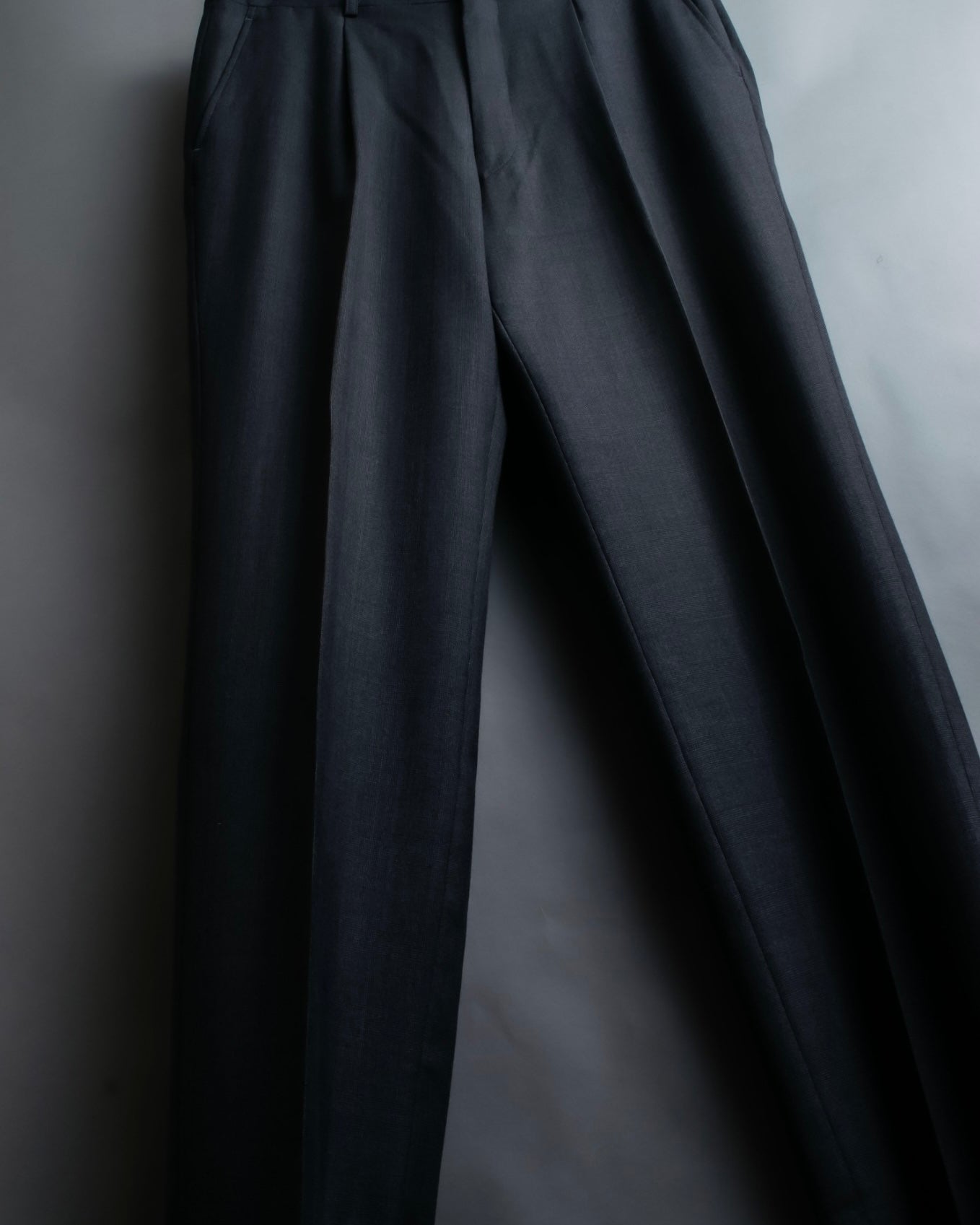 "KANSAI YAMAMOTO" Grey hidden check three-piece set up