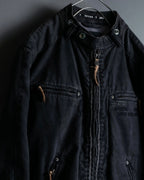 "DIESEL" Double zip gimmick jacket