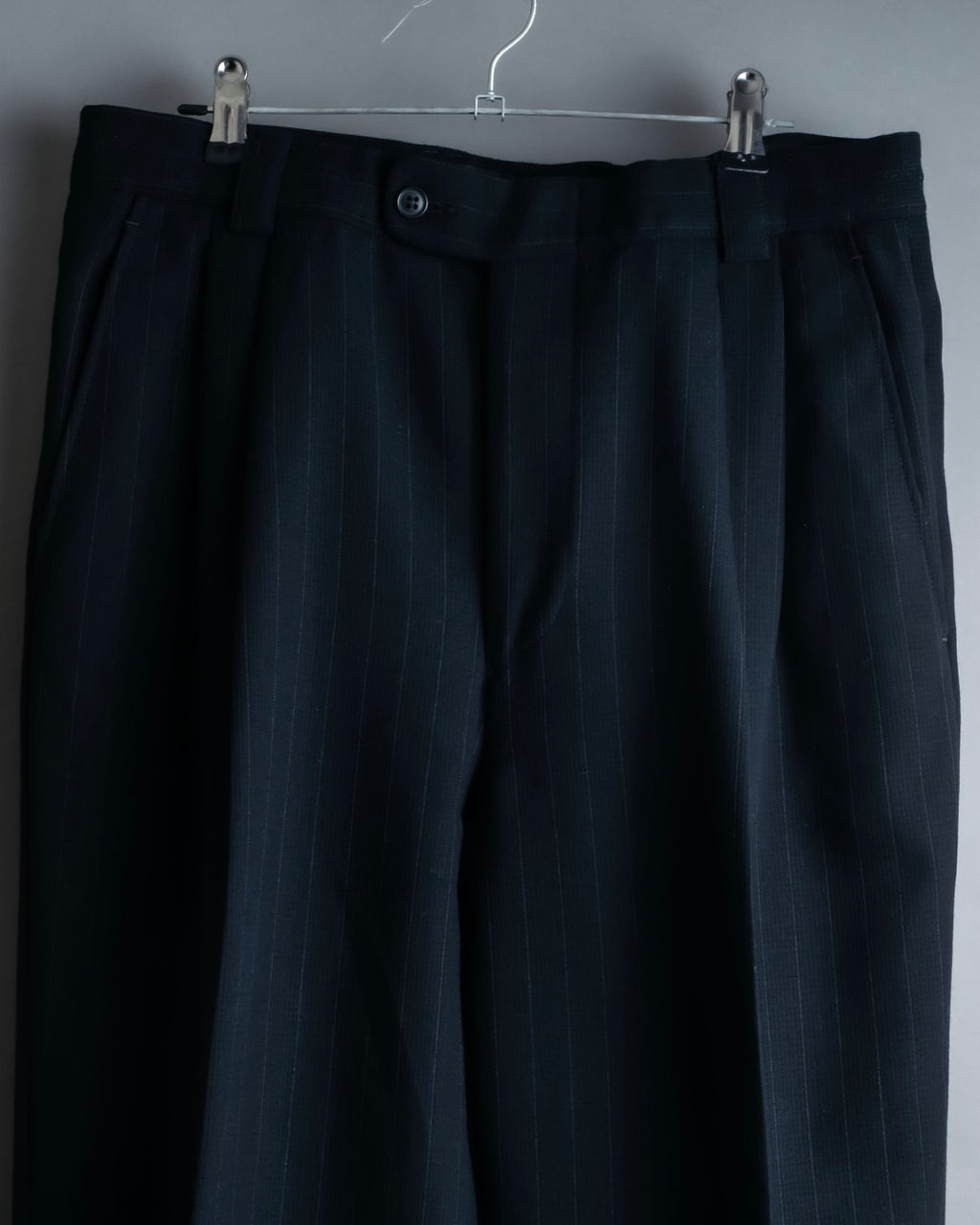 "VERSACE classic" power shoulder stripe tailored jacket setup