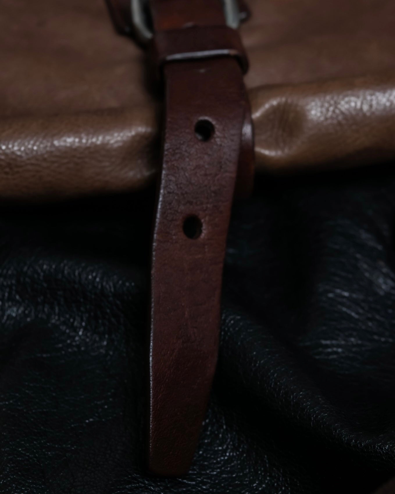 "PRADA" Real leather wrapped bag