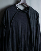 HERMES Margiela Period 100% Wool Collar Knit