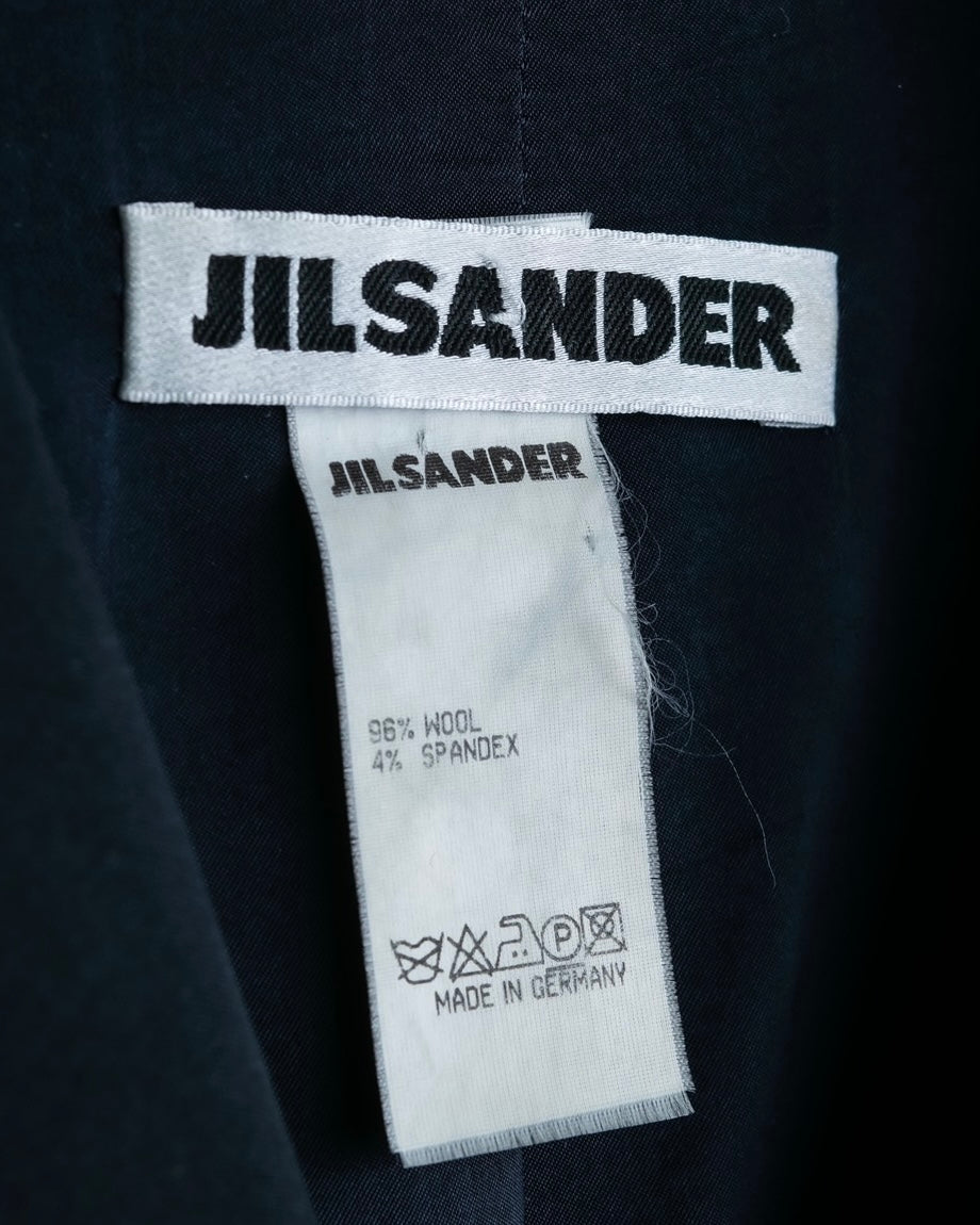 "JIL SANDER" double-breasted lightweight wool jacket