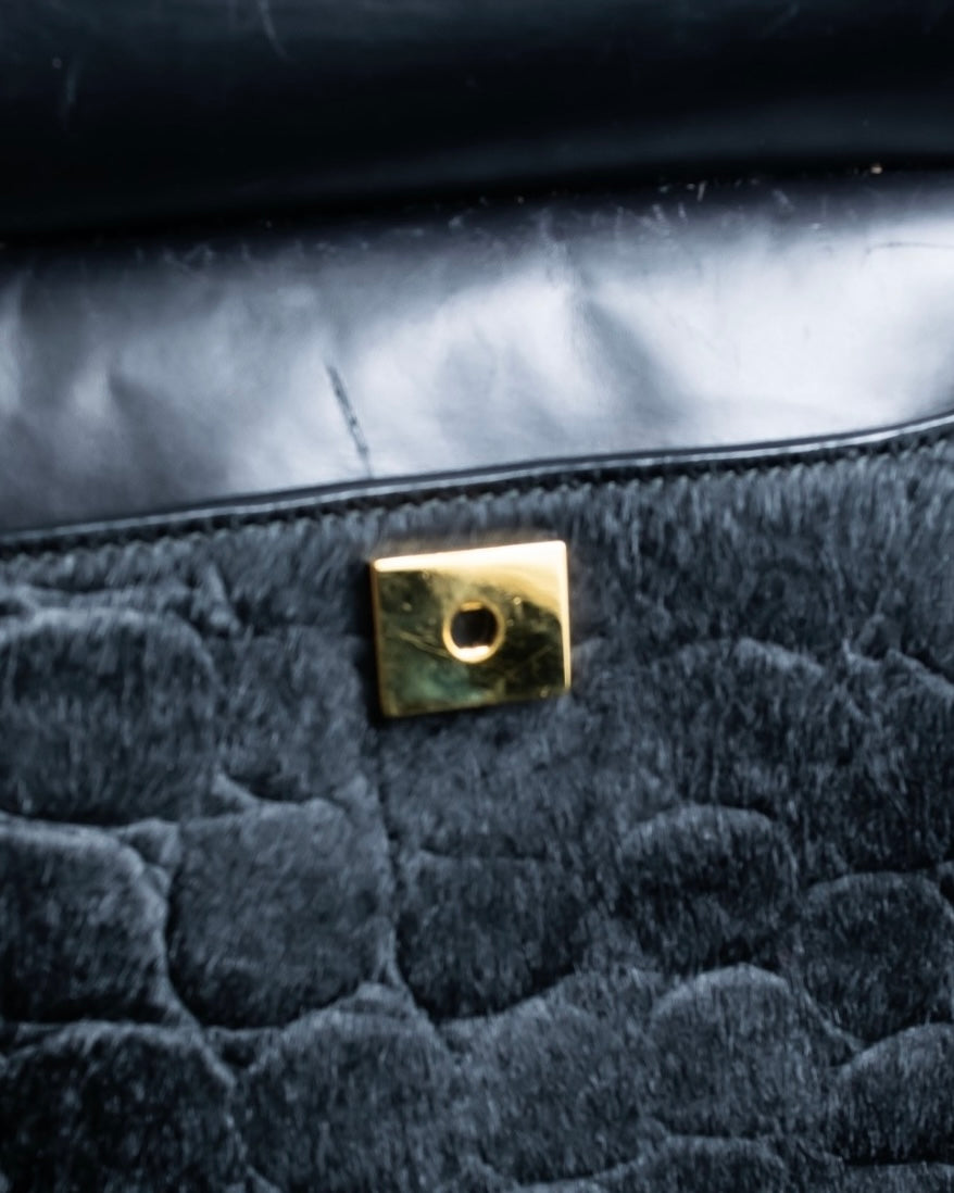 "BALENCIAGA" Haracofur leather shoulder bag