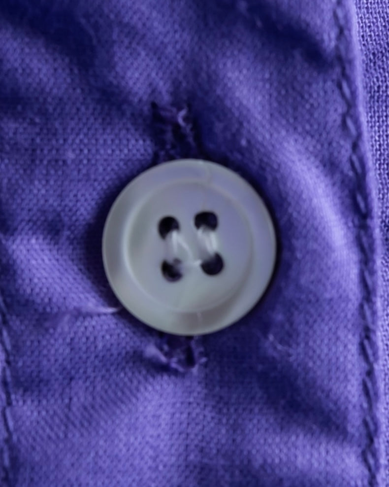 “Vintage” flower embroidery jewel designed viscose shirts