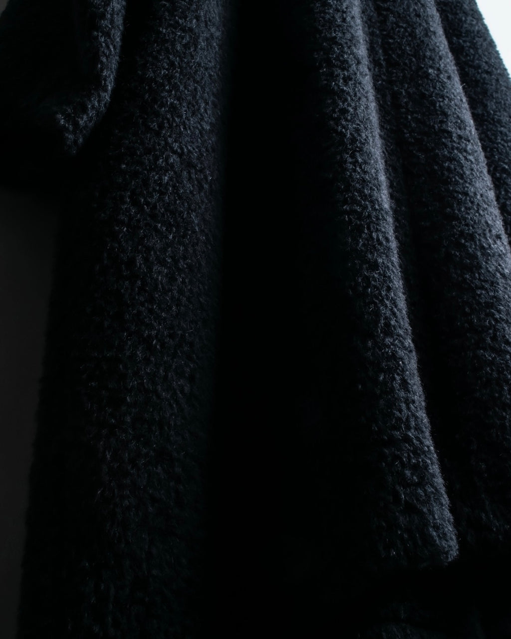 "Y's for living" Alpaca big collar airy coat