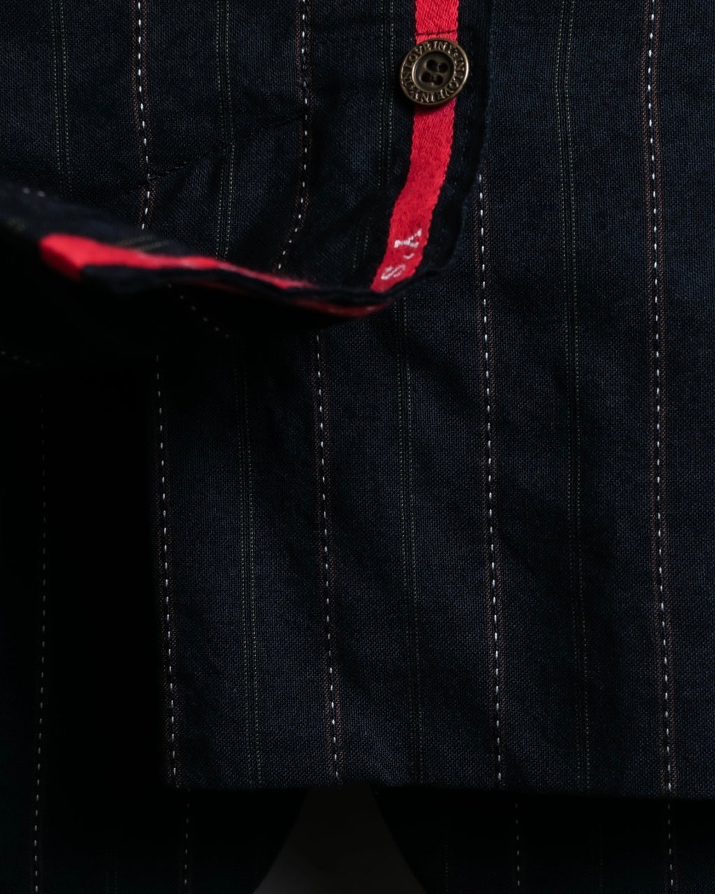 "Y's" Red Line Striped Wrap Pants Design Setup