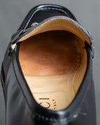 “GUCCI” square toe silver horsebit loafer