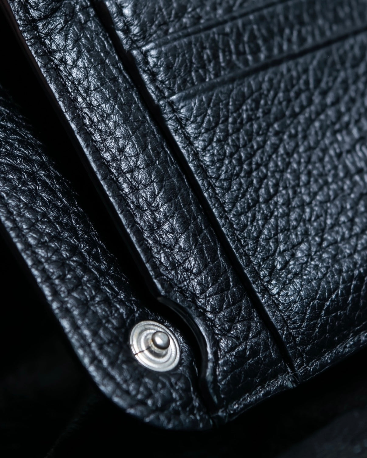 "Maison Margiela" stitched leather wallet