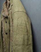 Vintage kargan lamb suede combination jacket