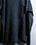 "GVGV" Arm custom layered knit
