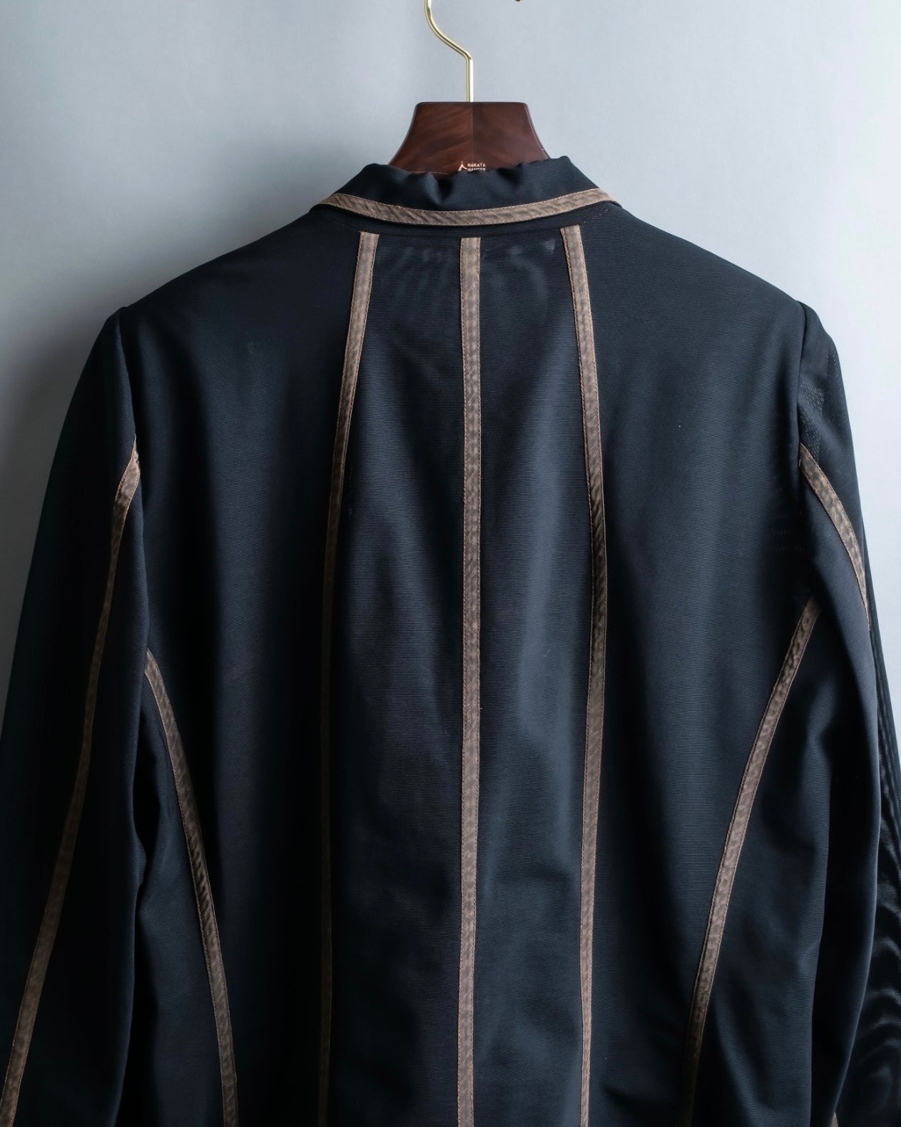 "ISSEY MIYAKE" Beautiful line sheer tailored jacket