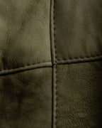 Vintage kargan lamb suede combination jacket