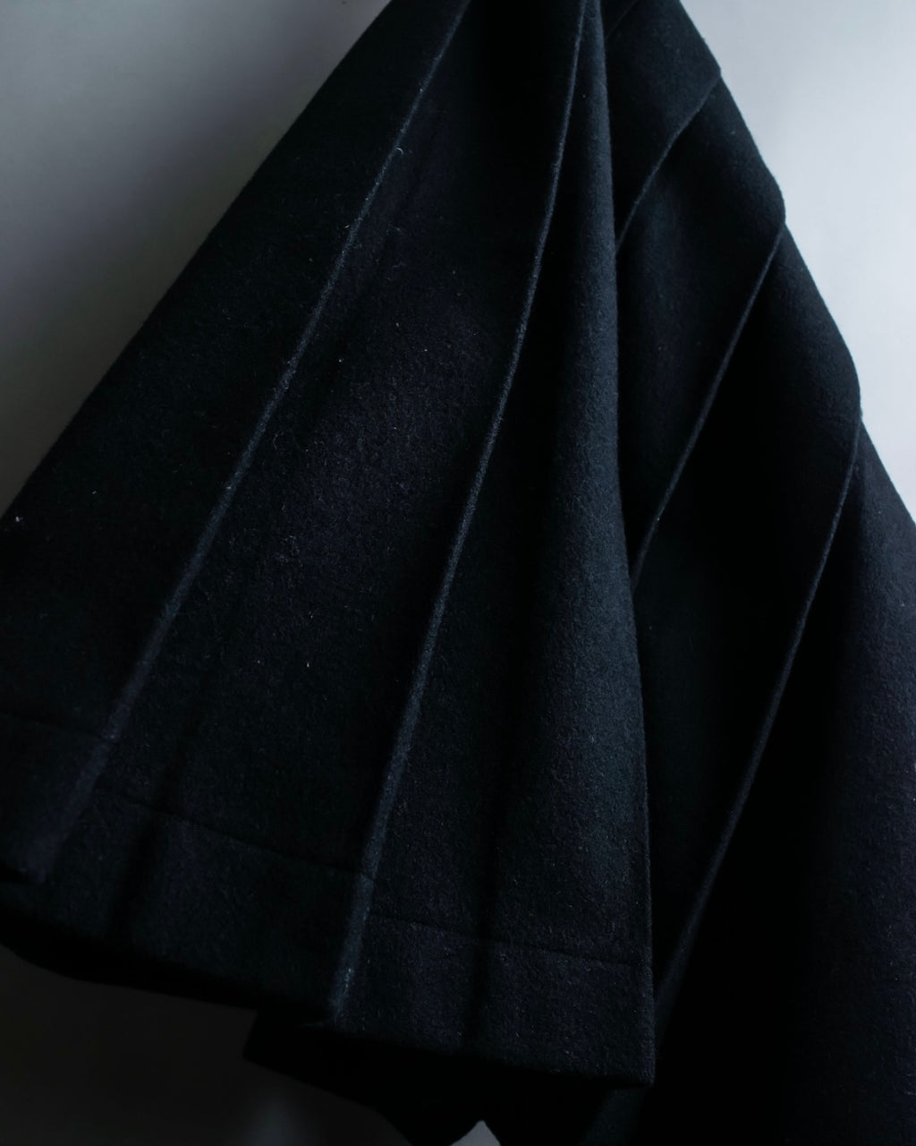 "Tricot Comme des Garçons" wool pleated wrap skirt