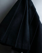 "Tricot Comme des Garçons" wool pleated wrap skirt