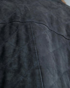 "EMMETI" goatskin quilted P coat